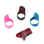 M02219 4 in 1 Plexiglas-Schiebestange + Edelstahl-Schiebestange + Celluloid-Gitarren-Fingerpickel + Kunststoffbox-Set – Bild 3