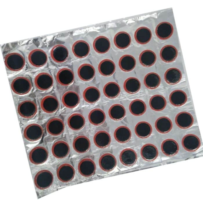 48 teile / set Mountain Bicycle Bike Punktion Wartung Reifen Reifen Gummi Patch Kit Radfahren Reparaturwerkzeuge – Bild 2