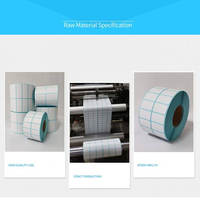 Sc5030 Zweireihiger, dreifach wasserdichter Barcode-Aufkleber aus Thermopapier, 50 x 40 mm (2000 Pieces), 50 x 35 mm (2000 Pieces), 50 x 30 mm (2000 Pieces), 50 x 25 mm (2500 Pieces), 50 x 20  mm (5000 Pieces), 40 x 80  mm (1000 Pieces)... – Bild 4