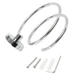 Haartrockner Halterung Badezimmer Friseur 304 Edelstahlgestell – Bild 6