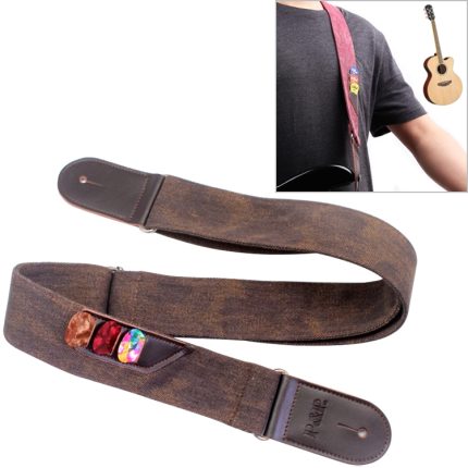 Gitarrengurt aus Leder im Retro-Cowboy-Stil für E-Gitarre
