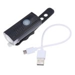 Fahrrad-Highlight-USB-aufladbare Lampe, wasserdichtes Fahrrad-Scheinwerfer-Rücklicht-Set, Single Headlight (Black), Headlight + Taillight (Black) – Bild 8