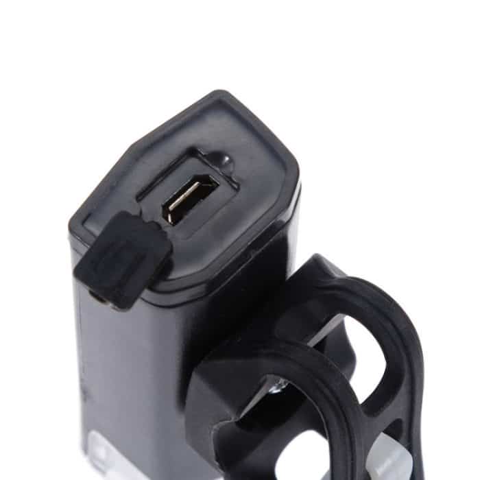 Fahrrad-Highlight-USB-aufladbare Lampe, wasserdichtes Fahrrad-Scheinwerfer-Rücklicht-Set, Single Headlight (Black), Headlight + Taillight (Black) – Bild 9