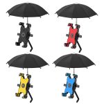 CYCLINGBOX Fahrrad-Handyhalterung mit Parasol Rider-Handyrahmen, Stil:, Rearview Mirror Installation (Red), Rearview Mirror Installation (Yellow), Rearview Mirror Installation (Blue) – Bild 7