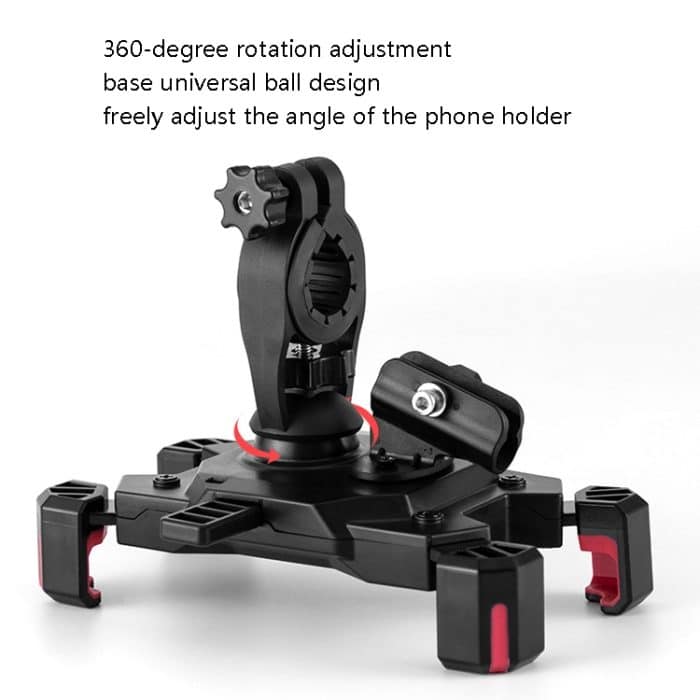 CYCLINGBOX Fahrrad-Handyhalterung mit Parasol Rider-Handyrahmen, Stil:, Rearview Mirror Installation (Red), Rearview Mirror Installation (Yellow), Rearview Mirror Installation (Blue) – Bild 5