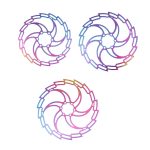 IIIPRO Bike Disc Mountainbike Hollow Disc Dish Sechs-Nagel-Bremsbelag, Stil:, 160mm, 180mm, 203mm – Bild 2