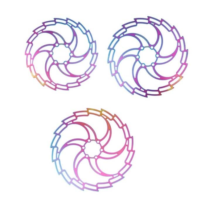 IIIPRO Bike Disc Mountainbike Hollow Disc Dish Sechs-Nagel-Bremsbelag, Stil:, 160mm, 180mm, 203mm – Bild 2