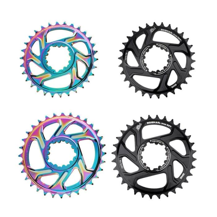 BDSNAIL Mountainbike-Einzelscheibe GXP Direkt geformte integrierte Scheibe mit positiven und negativen Zähnen, 30T (Black), 32T (Black), 34T (Black), 36T (Black), 38T (Black), 30T (Dazzling Color), 32T (Dazzling Color), 34T (Dazzling Color)... – Bild 7