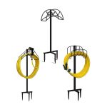 LIANFA018 Gartenschlauchhalterung, abnehmbares Metall-Wasserrohr-Schlauchregal, vertikales Gartenschlauch-Aufbewahrungsregal – Bild 2