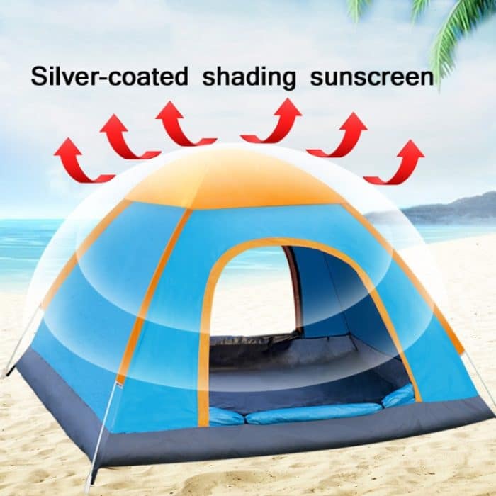 Outdoor Camping Strand Regensicheres, sonnensicheres, automatisches Schnellinstallationszelt, For Single People, For Double People, For 3-4 People – Bild 5