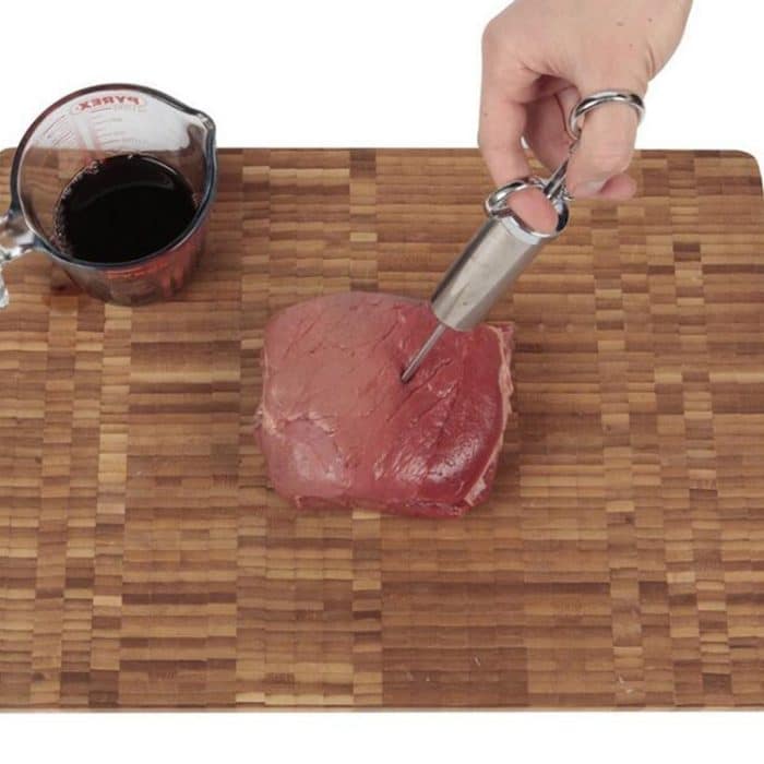 Edelstahl-Gewürzspritze für Truthahn, Küchengewürzspritze, 8 in 1, 9 in 1, 10 in 1 – Bild 6