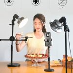 Handy Live Support Shooting Gourmet Verschönerung Fülllicht Innen Schmuck Fotografie Licht, Stil:, 355W Mushroom Lamp + Tripod, 500W Mushroom Lamp + Tripod, 700W Mushroom Lamp + Tripod, 355W Mushroom Lamp + Stand, 500W Mushroom Lamp + Stand... – Bild 3