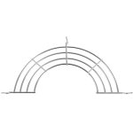 3 Stück halbrunder Edelstahl-Abtropfständer für Küche, gedämpftes Gemüse, Größe:, 24cm, 26cm, 30cm