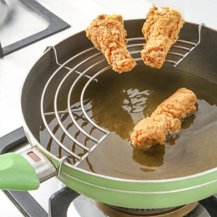 3 Stück halbrunder Edelstahl-Abtropfständer für Küche, gedämpftes Gemüse, Größe:, 24cm, 26cm, 30cm – Bild 6