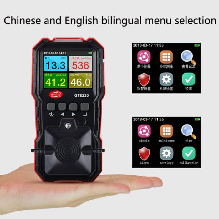 Detektor für giftige und schädliche brennbare Gase, GT8211, GT8212, GT8220 – Bild 4