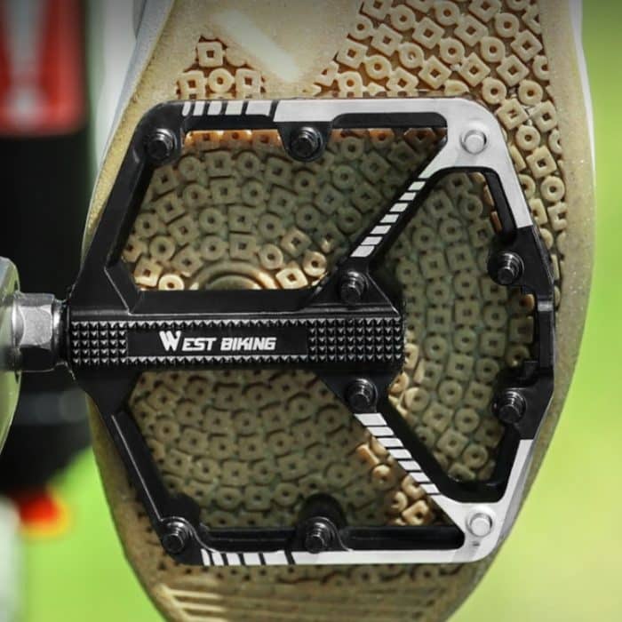WEST BIKING Fahrrad-Achsenpedal aus Aluminiumlegierung, Chrom-Molybdän-Stahl, YP0802085 – Bild 7