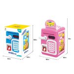 8001 Fingerabdrucksensor Entsperren Sie Geldautomaten-Sparschwein, automatisches rollendes Geld, Simulation, Passwort, sicheres Spielzeug – Bild 3