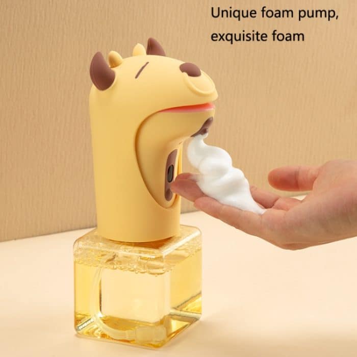 Kinder Cartoon Seifenspender Automatisches Induktions-Händewaschgerät, Soap Dispenser(Small Dinosaur), Soap Dispenser(Small Gold Cow), Soap Dispenser(Small Cow) – Bild 6