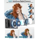 DC308 2,8-Zoll 4K HD Front- und Rück-Doppelkamera 16-fach Zoom Digitalkamera, US Plug, EU Plug, UK Plug, AU Plug – Bild 3