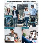 DC308 2,8-Zoll 4K HD Front- und Rück-Doppelkamera 16-fach Zoom Digitalkamera, US Plug, EU Plug, UK Plug, AU Plug – Bild 6