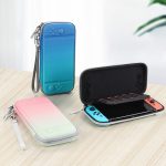 YK01 EVA-Hartschalen-Aufbewahrungstasche für Spielekonsolen mit Kartensteckplatz für Nintendo Switch, Green, Pink, Blue – Bild 2