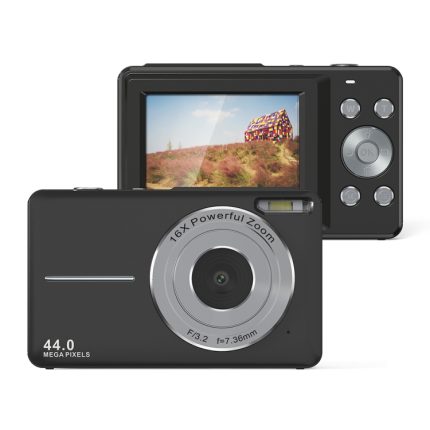 DC403L-AF 2,4-Zoll 16X Zoom HD Digitalkamera Mini Kinder Fotokamera, US Plug, UK Plug, EU Plug