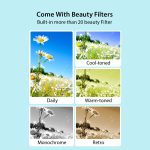 DC403L-AF 2,4-Zoll 16X Zoom HD Digitalkamera Mini Kinder Fotokamera, US Plug, UK Plug, EU Plug – Bild 8