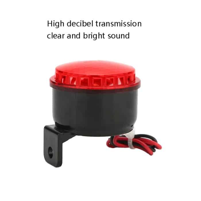 2 Stück BC-3K 5-24V Industrial Sound und Lichtalarm Motorrad Sound Licht Alarm – Bild 5