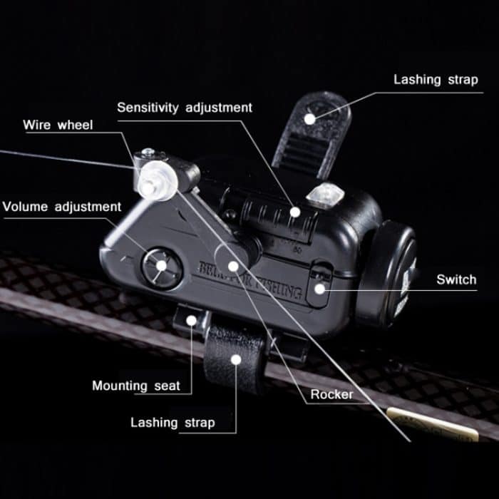 DEDAO A2 Hochempfindlicher elektronischer Alarm für Meeresangeln mit Licht, DEDAO A2 – Bild 5
