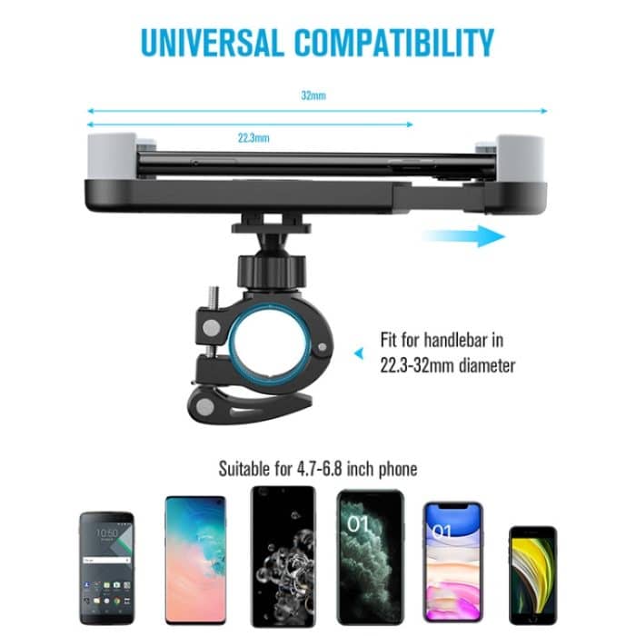 H16 Fahrradhalterung Motorrad Mobiltelefon Navigationshalterung – Bild 3