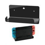 Spielkonsole Wandaufbewahrungshalterung Spielkonsolenzubehör Lagerregal für Nintendo Switch, Acrylic Black, Acrylic Transparent