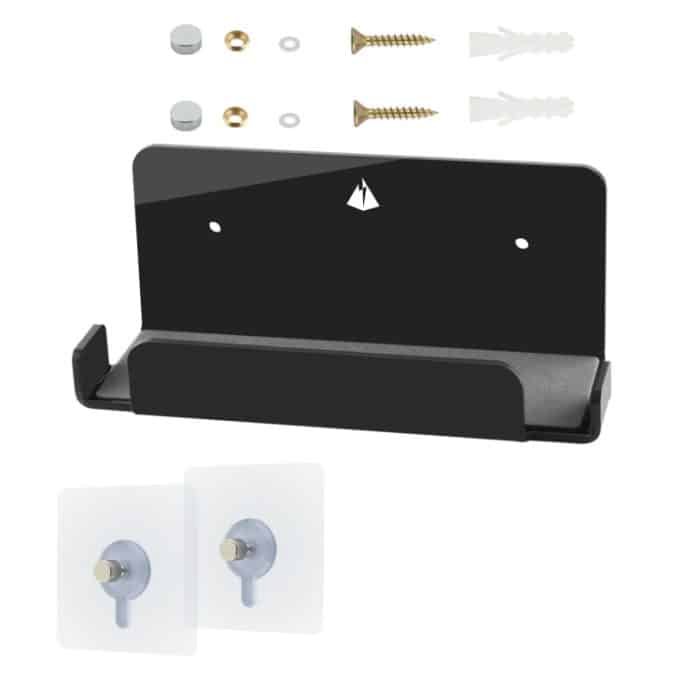 Spielkonsole Wandaufbewahrungshalterung Spielkonsolenzubehör Lagerregal für Nintendo Switch, Acrylic Black, Acrylic Transparent – Bild 7