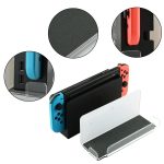 Spielkonsole Wandaufbewahrungshalterung Spielkonsolenzubehör Lagerregal für Nintendo Switch, Acrylic Black, Acrylic Transparent – Bild 3