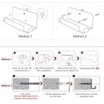 Spielkonsole Wandaufbewahrungshalterung Spielkonsolenzubehör Lagerregal für Nintendo Switch, Acrylic Black, Acrylic Transparent – Bild 4