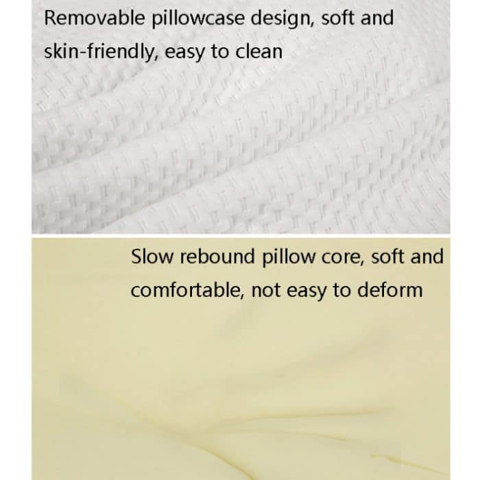 LD-007 Space Memory Foam Schmetterlingskissen Schlaf-Nackenkissen, 61×35×11/6.5cm – Bild 6