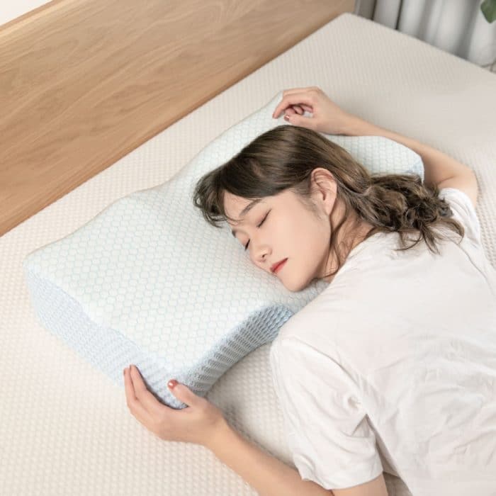 LD-P3 Memory Foam Protect Halswirbelsäulenkissen Einzelnes Memory Foam-Kissen mit langsamer Rückfederung, 60 x 34 x 11.7cm – Bild 5