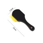 5 Stück Autoreifen Multifunktionale Kurzstiel-Reinigungsbürste mit langen Borsten – Bild 3