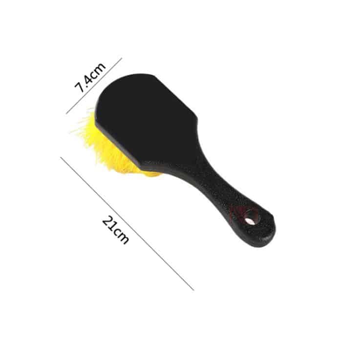 5 Stück Autoreifen Multifunktionale Kurzstiel-Reinigungsbürste mit langen Borsten – Bild 3