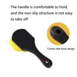 5 Stück Autoreifen Multifunktionale Kurzstiel-Reinigungsbürste mit langen Borsten – Bild 5