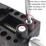 7 Stück Zifferblatt-Befestigungszange, Uhrenreparatur, kleine Sitzbefestigung aus Kunststoff, Small Clamp – Bild 6