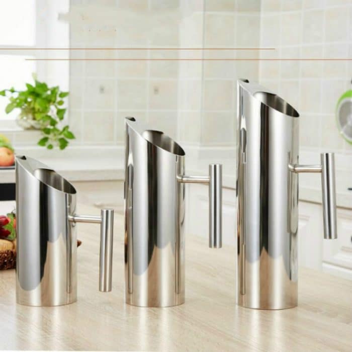 Bar-Cocktailtopf, Edelstahl, gerader Tie-Topf, kalter Wasserkocher, Safttopf, Kaffeekanne, 2L, 1.5L, 1L – Bild 2