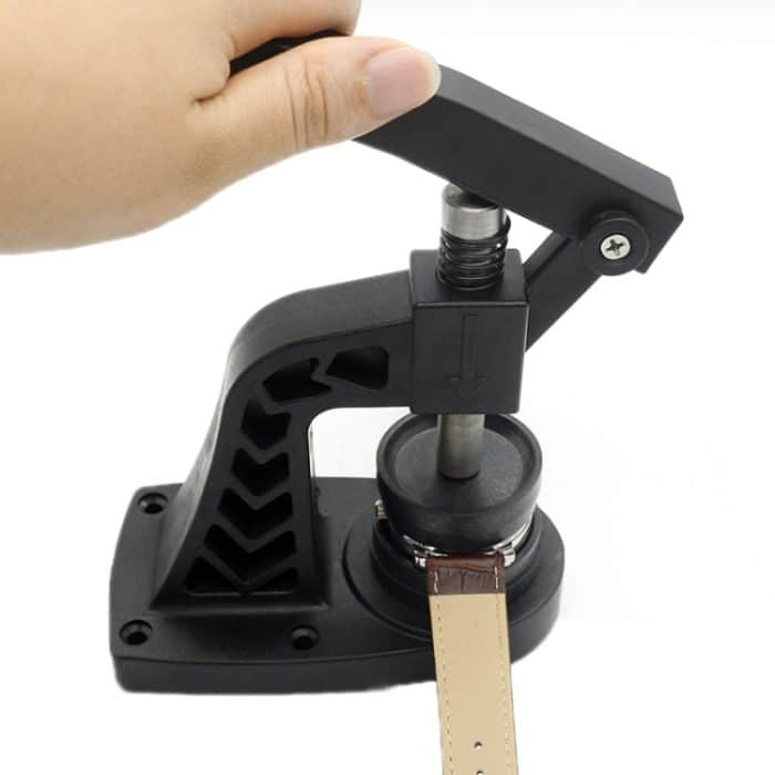 Desktop-Uhrenverschlussmaschinen-Wartungswerkzeug für die Uhrenreparatur und den Batteriewechsel, Table Repair Tool Black – Bild 5