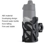 SMCP5456 Motorrad-Getränkehalter, Fahrrad-Becherhalter, Wasserkocher, Rahmen, modifiziertes Zubehör, With Pipe Clamp (Black), With Pipe Clamp (Titanium) – Bild 3