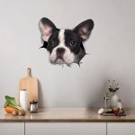 4 PCS Persönlichkeit Welpen 3D Auto Aufkleber Wasserdichte Auto Körper Block Kratzer Simulation Aufkleber – Bild 4