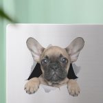 4 PCS Persönlichkeit Welpen 3D Auto Aufkleber Wasserdichte Auto Körper Block Kratzer Simulation Aufkleber – Bild 5