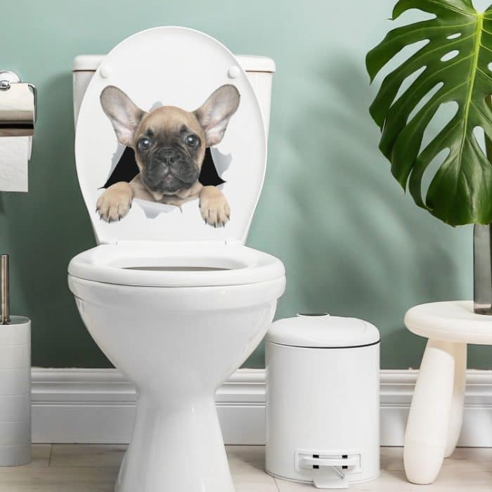 4 PCS Persönlichkeit Welpen 3D Auto Aufkleber Wasserdichte Auto Körper Block Kratzer Simulation Aufkleber – Bild 6