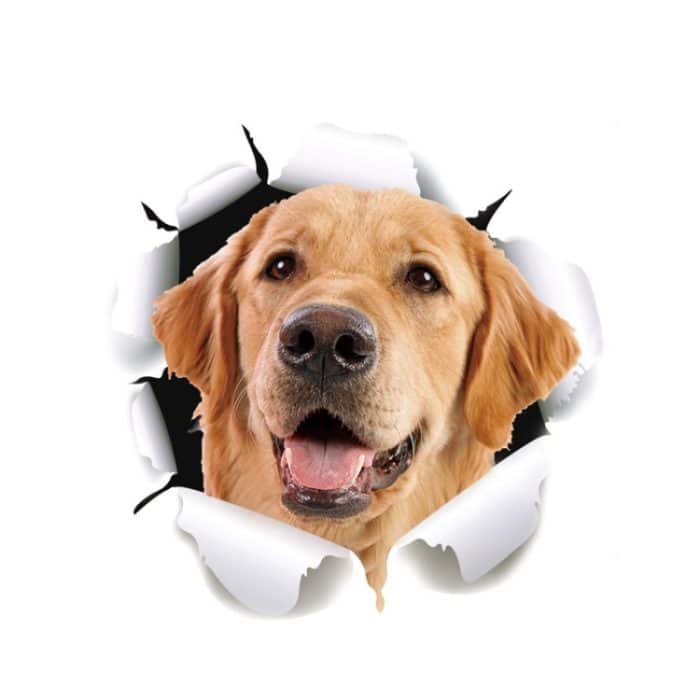 4 PCS 3D Simulation Tier Persönlichkeit Auto Aufkleber Glas Auto Tür Kratzer Dekorative Okklusion Aufkleber, Dog Head 2, Cat Style 1, Cat Style 2, Cat Style 4, Cat Style 5, Cat Style 6 – Bild 1