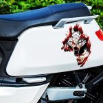 4 PCS 3D Realistische Wolf Kopf Haube Tür Auto Körper Dekoration Aufkleber Kratzer Abdeckung Wasserdichte Auto Aufkleber, Wolf Head Right, Wolf Head Left – Bild 7