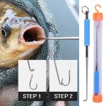 5 Stück Angelschnur Unhooker Deep Throat Hakenheber Zubehör zum Angeln, Fishing Line Unhooker – Bild 6