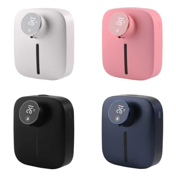 X101 Intelligenter automatischer Sensor-Seifenspender, USB-wiederaufladbare, wandmontierte Schaum-Handwaschmaschine – Bild 2